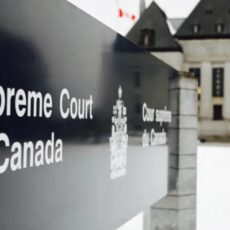 Supreme Court of Canada sign